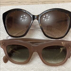 Sunglasses. CELINE & DOLCE GABBANA.